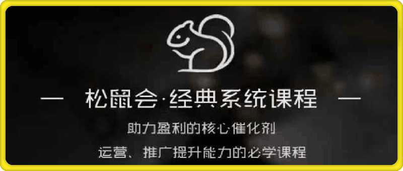 松鼠会·淘宝电商系列课