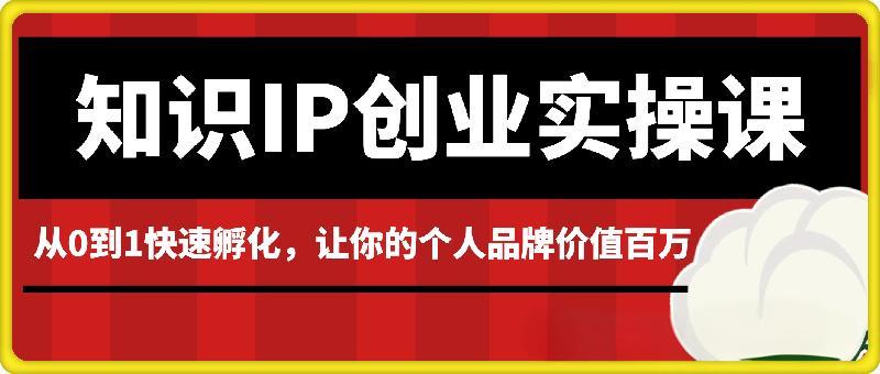 老蒋的知识IP创业实操课
